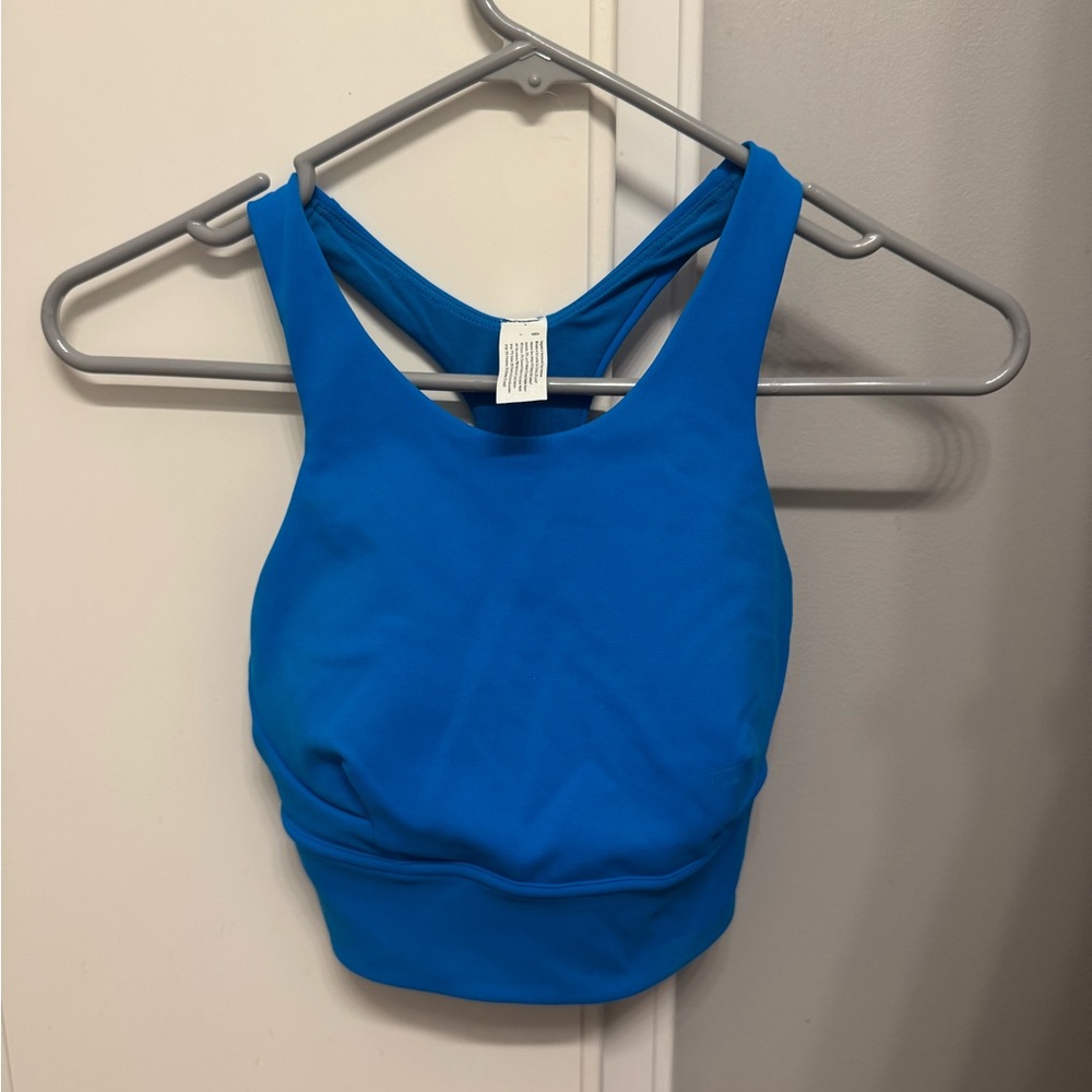 Lululemon Blue Racerback Sports Bra